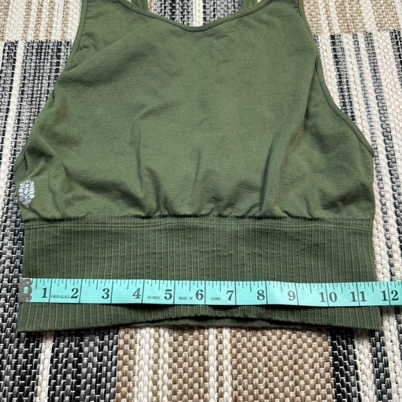 Free People Good Karma Crop High Neck Tank Size M/L Women - Picture 6 of 7